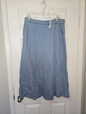 Joe Fresh Light Blue Denim Maxi Skirt